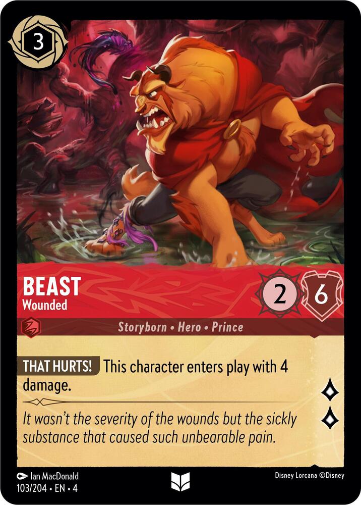 Beast Wounded 103/204 (Ursula's Return) 