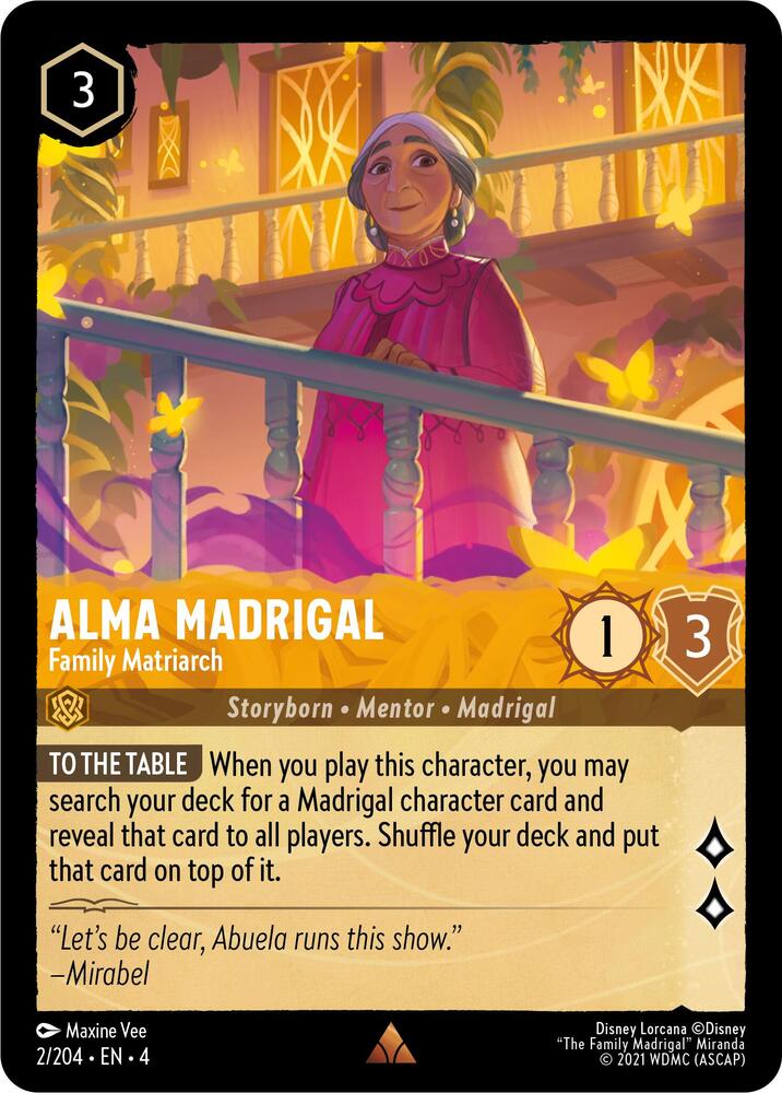 Alma Madrigal, Family Matriarch 2/204 (Ursula's Return) 