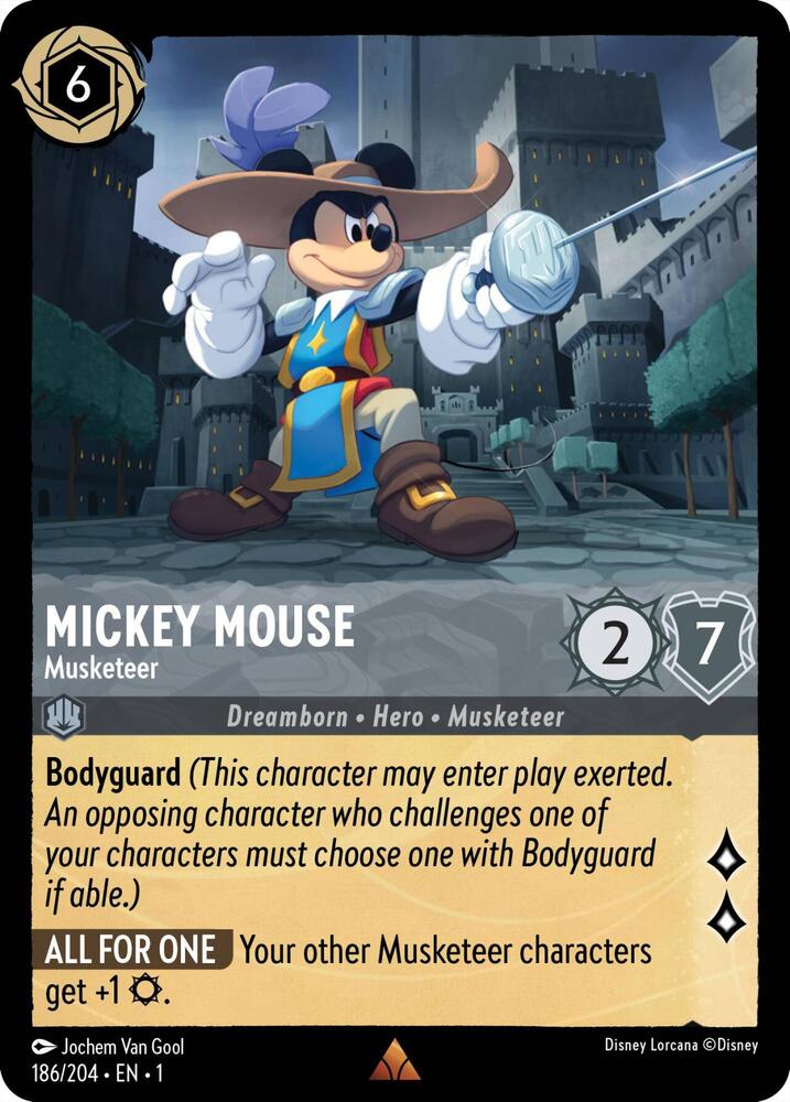 Mickey Mouse, Musketeer 186/204 (The First Chapter) 