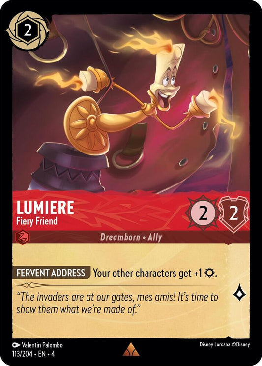 Lumiere, Fiery Friend 113/204 (Ursula's Return) 