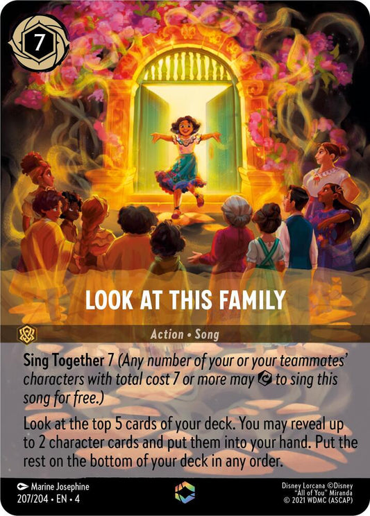 Look at This Family (Enchanted) 207/204 (Ursula's Return)  - Holofoil