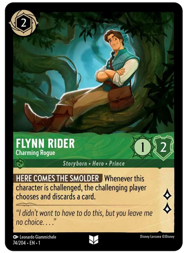 Flynn Rider Charming Rogue 74/204 (The First Chapter) 