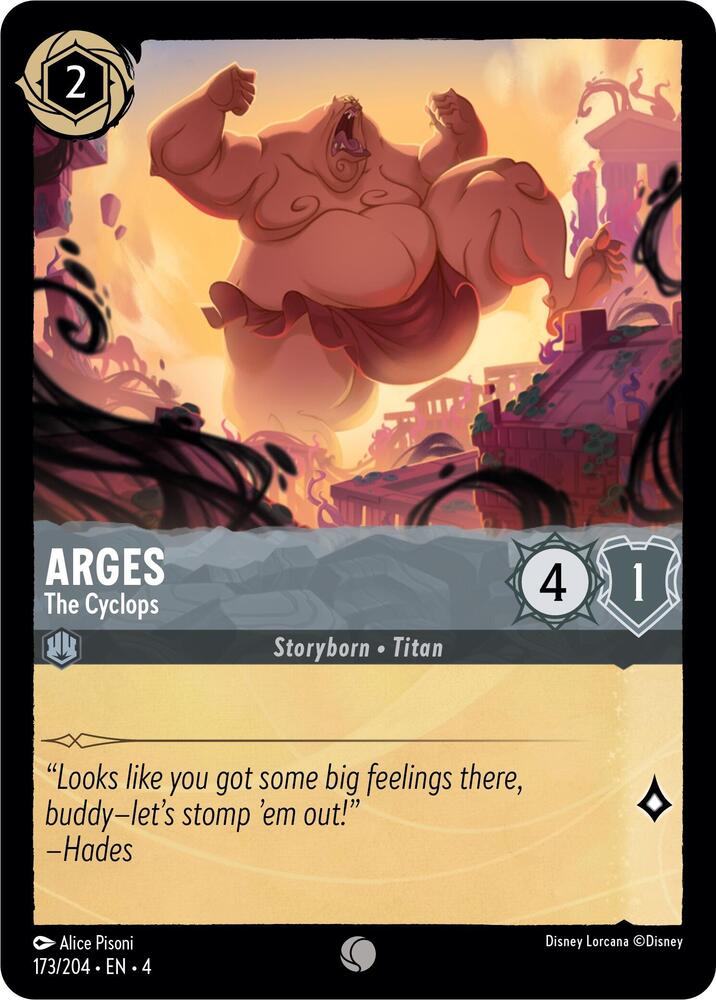 Arges, The Cyclops 173/204 (Ursula's Return) 