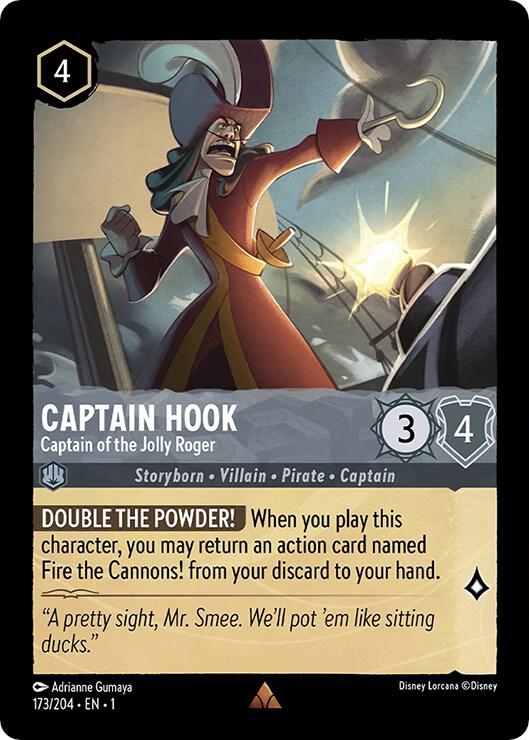 Captain Hook, Captain of the Jolly Roger 173/204 (The First Chapter) 