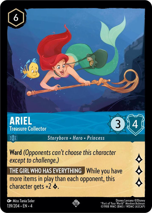 Ariel Treasure Collector 139/204 (Ursula's Return) 