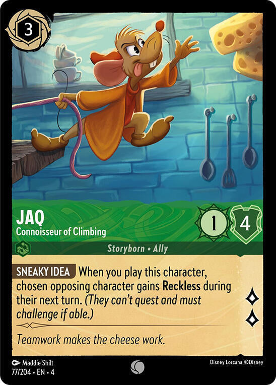 Jaq, Connoisseur of Climbing 77/204 (Ursula's Return) 