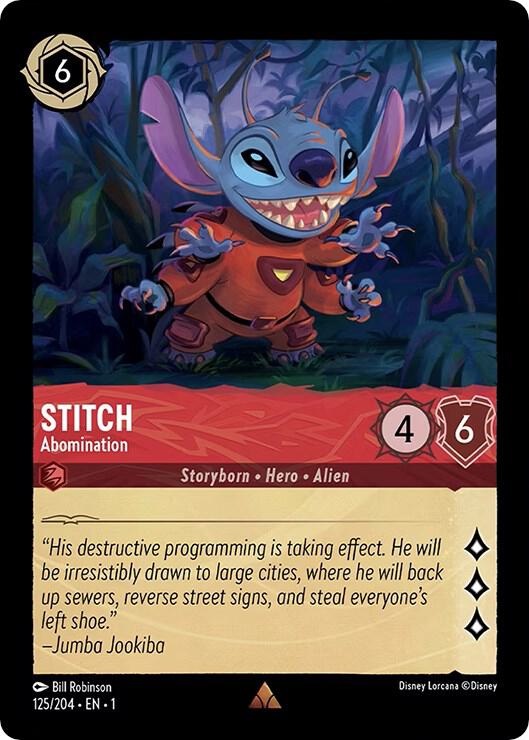 Stitch, Abomination 125/204 (The First Chapter) 