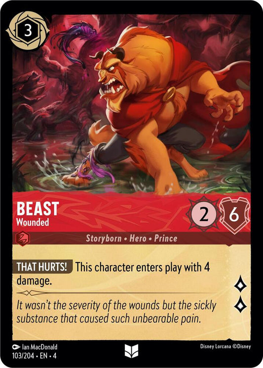 Beast, Wounded 103/204 (Ursula's Return) 