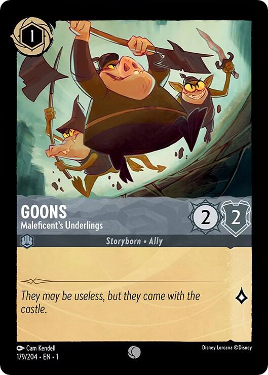 Goons, Maleficent's Underlings 179/204 (The First Chapter)  - Cold Foil