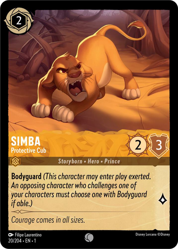 Simba, Protective Cub 20/204 (The First Chapter) 