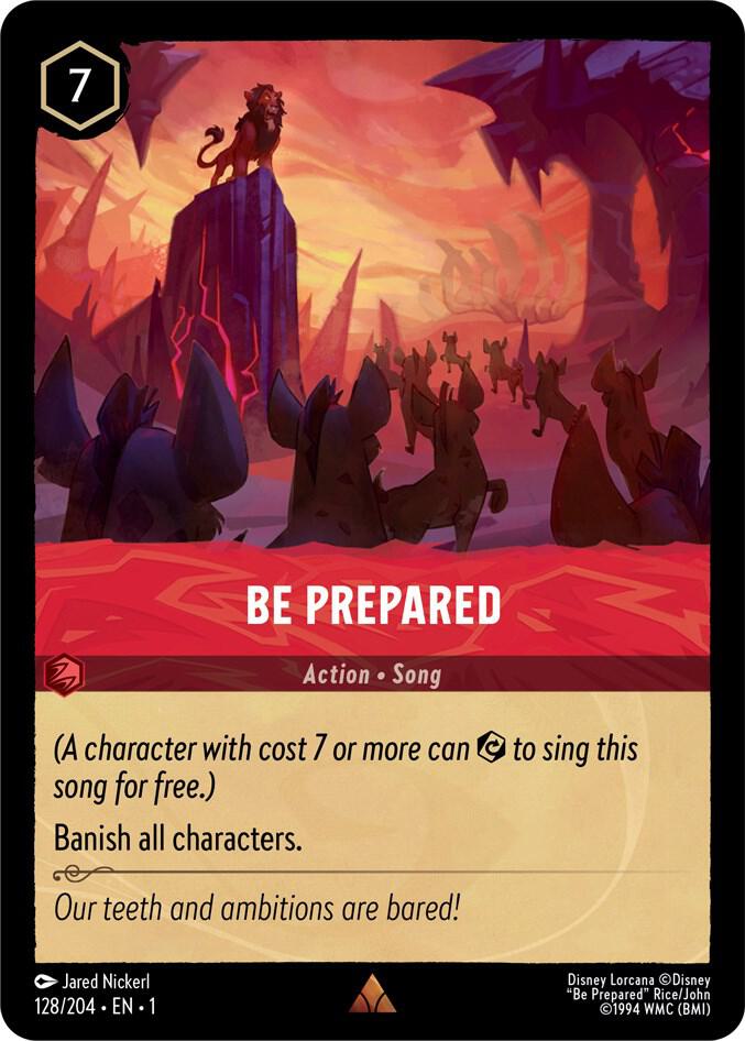 Be Prepared 128/204 (The First Chapter)  - Cold Foil