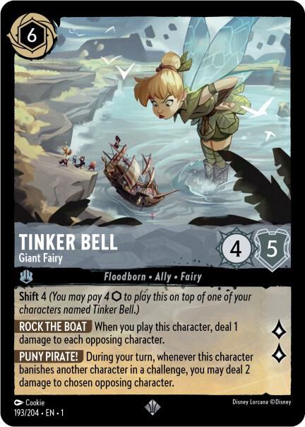 Tinker Bell, Giant Fairy 193/204 (The First Chapter) 