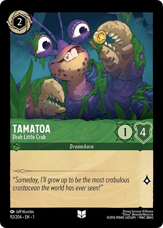 Tamatoa, Drab Little Crab 92/204 (The First Chapter) 