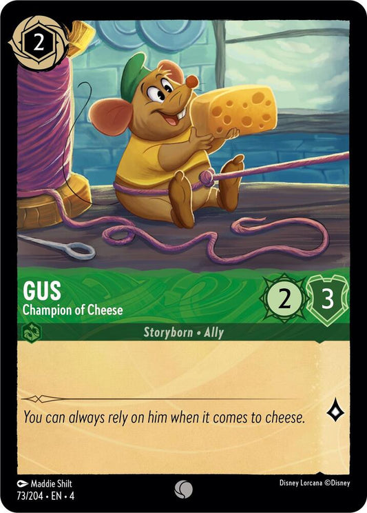 Gus, Champion of Cheese 73/204 (Ursula's Return) 