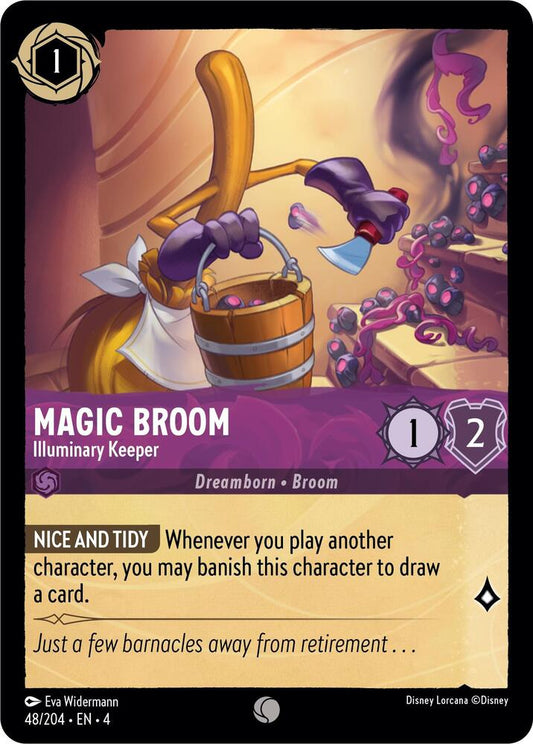 Magic Broom, Illuminary Keeper 48/204 (Ursula's Return)  - Cold Foil