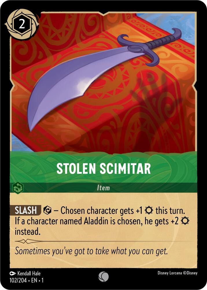 Stolen Scimitar 102/204 (The First Chapter) 