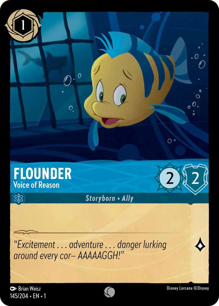 Flounder, Voice of Reason 145/204 (The First Chapter)  - Cold Foil