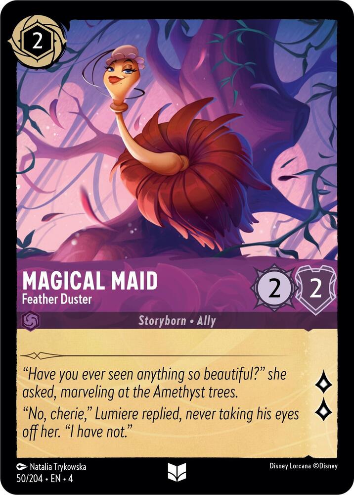 Magical Maid, Feather Duster 50/204 (Ursula's Return) 