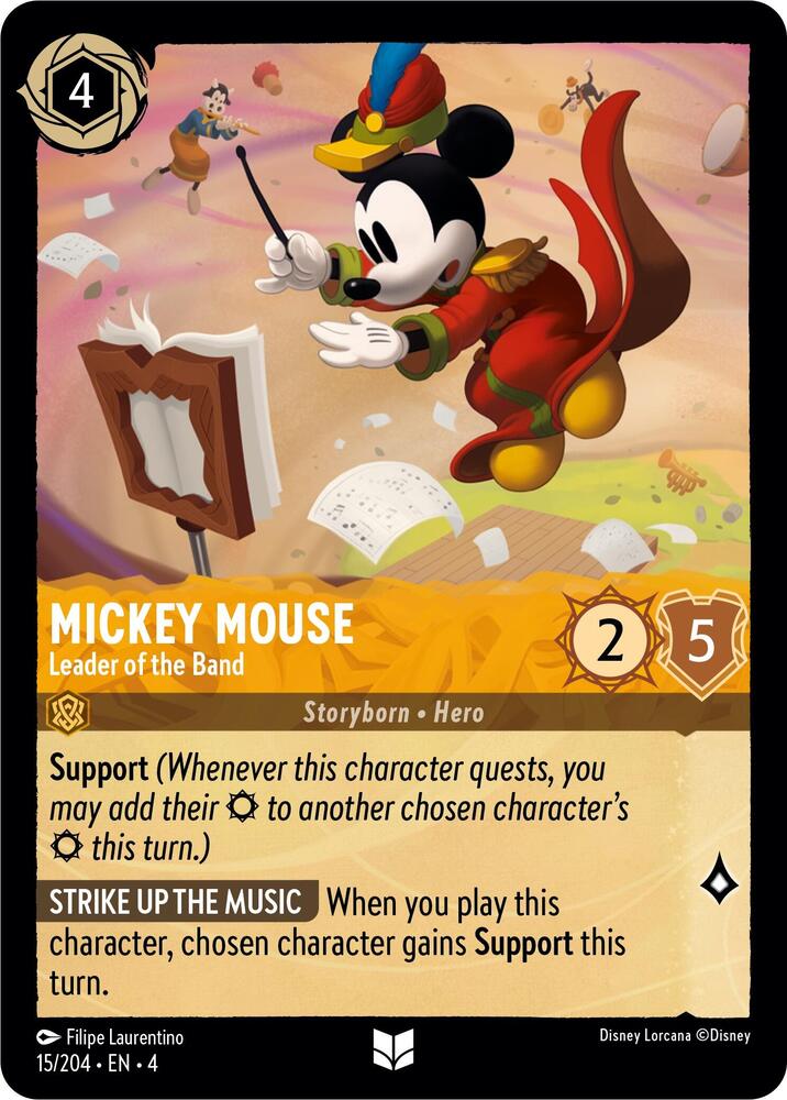 Mickey Mouse Leader of the Band 15/204 (Ursula's Return) 