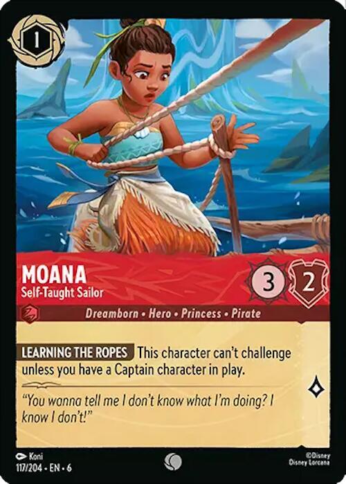 Moana Self Taught Sailor 117/204 (Azurite Sea) 