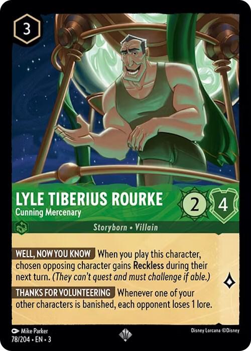 Lyle Tiberius Rourke Cunning Mercenary 78/204 (Into the Inklands) 