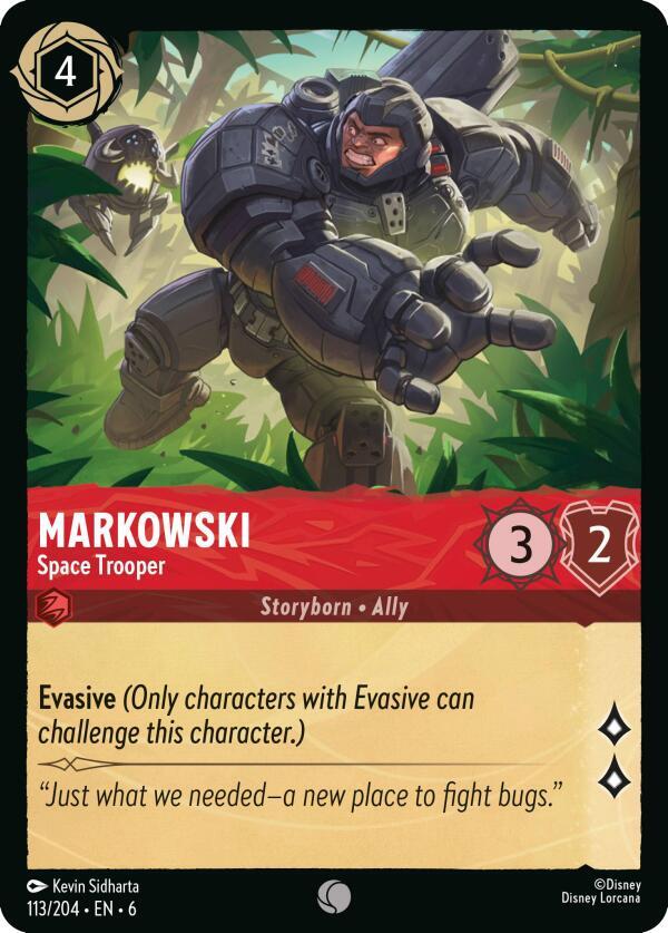 Markowski Space Trooper 113/204 (Azurite Sea)  - Cold Foil