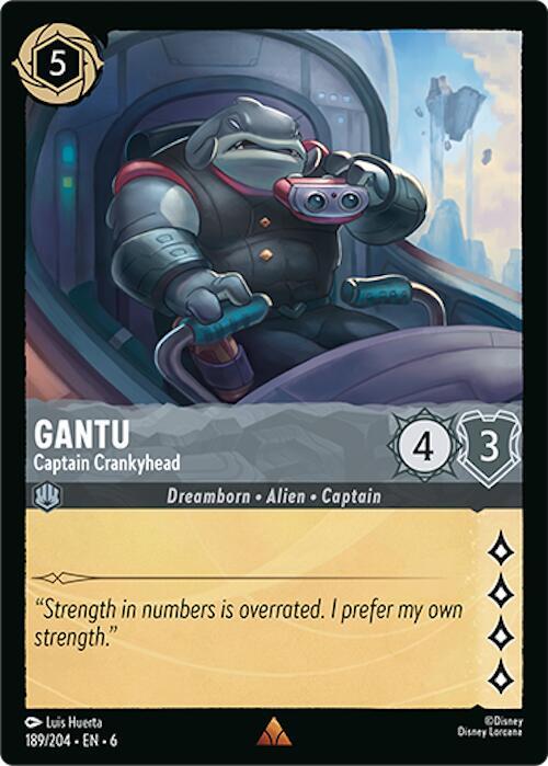 Gantu, Captain Crankyhead 189/204 (Azurite Sea) 