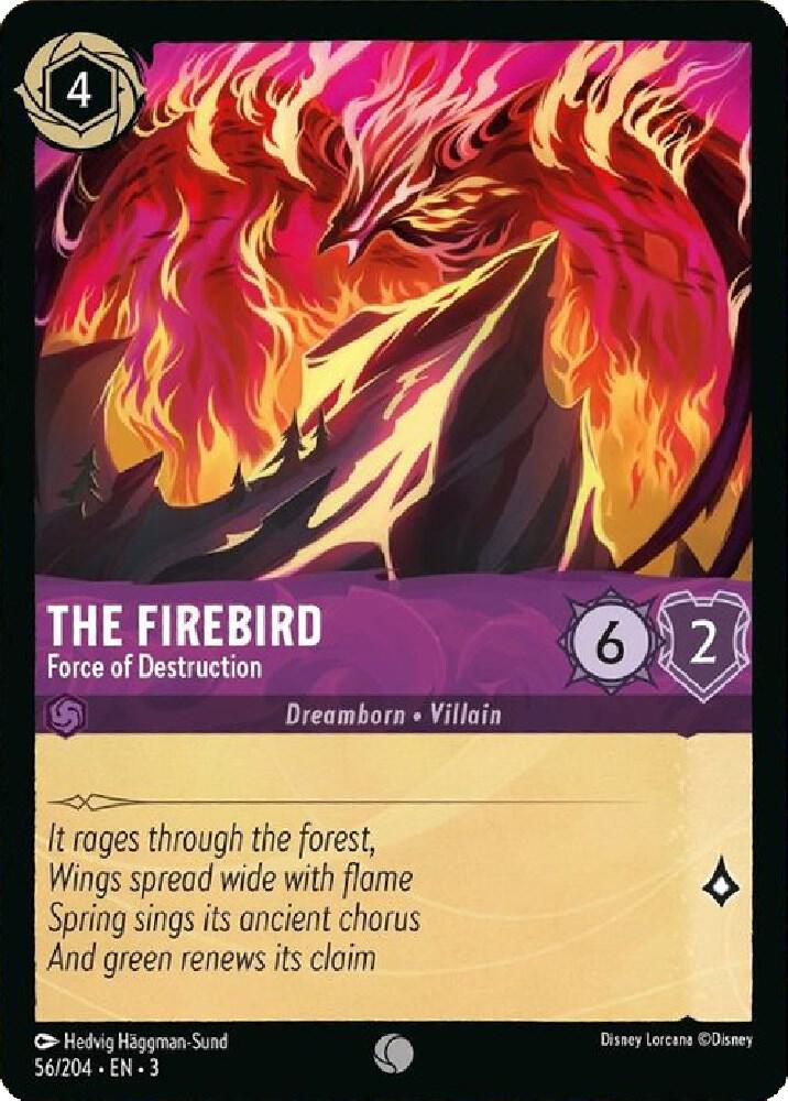 The Firebird, Force of Destruction 56/204 (Into the Inklands) 