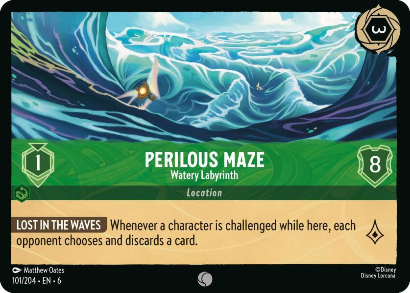 Perilous Maze, Watery Labyrinth 101/204 (Azurite Sea) 