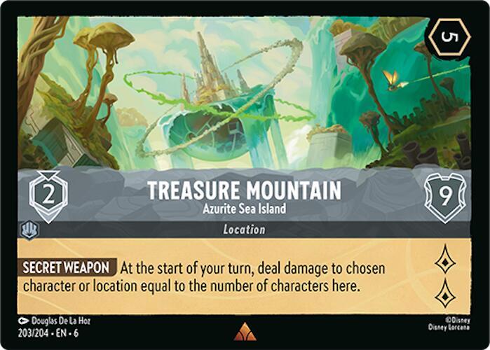 Treasure Mountain, Azurite Sea Island 203/204 (Azurite Sea) 