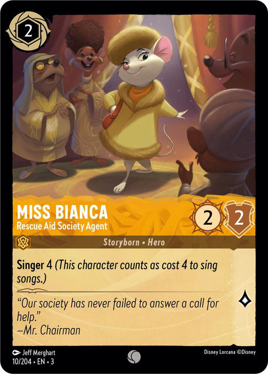 Miss Bianca, Rescue Aid Society Agent 10/204 (Into the Inklands)  - Cold Foil