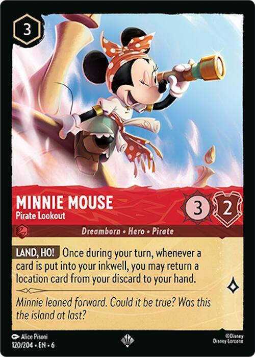 Minnie Mouse Pirate Lookout 120/204 (Azurite Sea) 