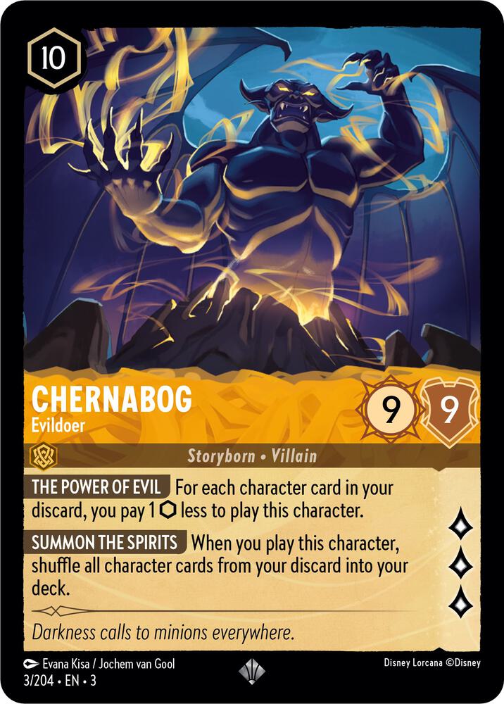 Chernabog, Evildoer 3/204 (Into the Inklands) 