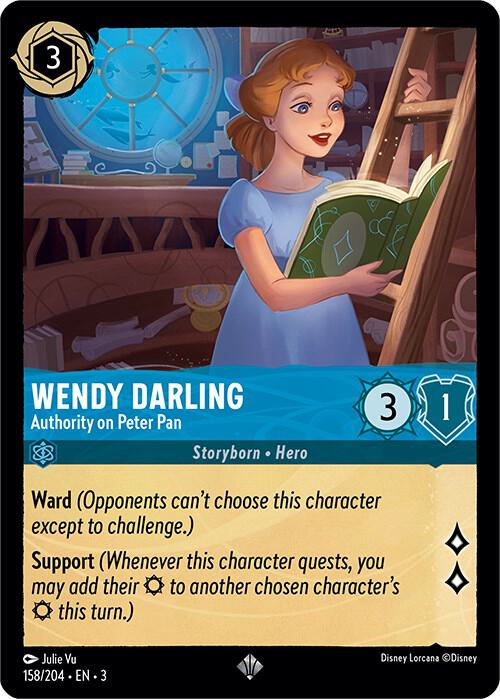 Wendy Darling, Authority on Peter Pan 158/204 (Into the Inklands) 