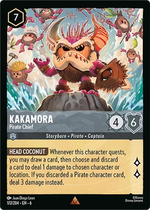 Kakamora, Pirate Chief 172/204 (Azurite Sea) 