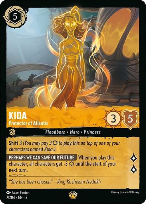 Kida Protector of Atlantis 7/204 (Into the Inklands) 