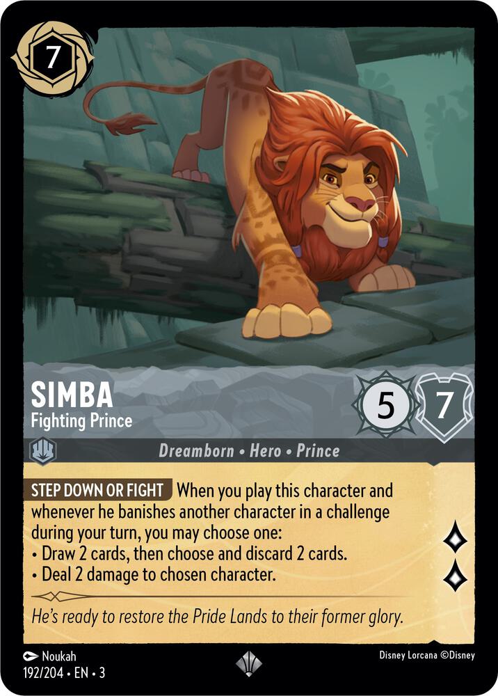 Simba, Fighting Prince 192/204 (Into the Inklands) 