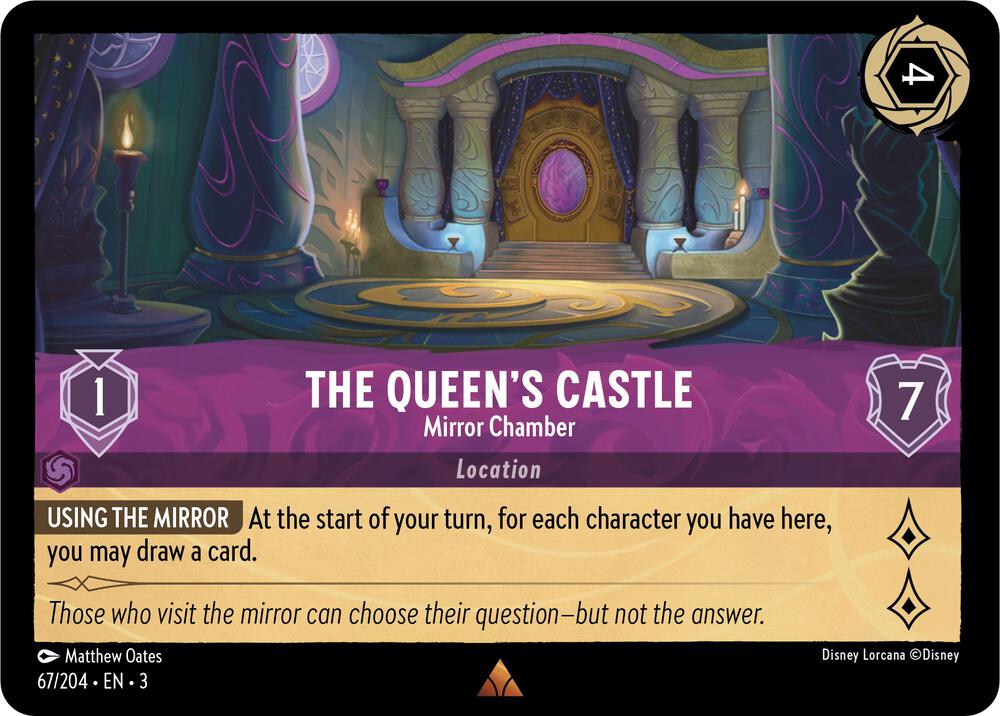 The Queen's Castle, Mirror Chamber 67/204 (Into the Inklands)  - Cold Foil