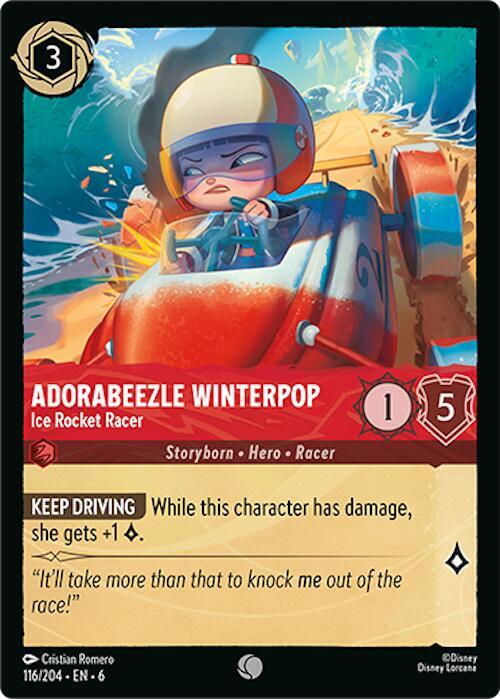 Adorabeezle Winterpop, Ice Rocket Racer 116/204 (Azurite Sea)  - Cold Foil