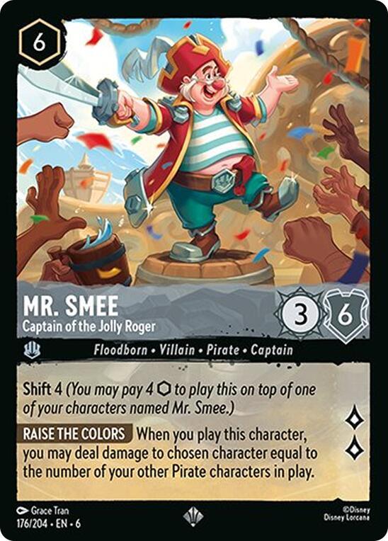 Mr. Smee, Captain of the Jolly Roger 176/204 (Azurite Sea) 