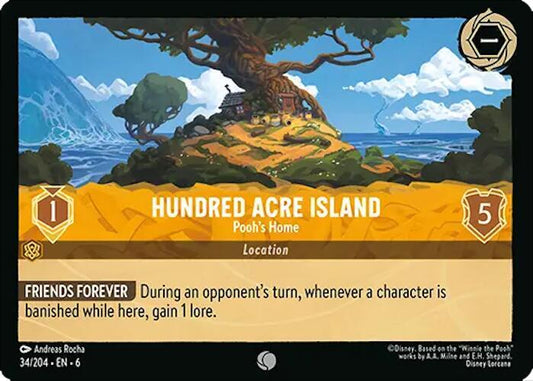 Hundred Acre Island, Pooh's Home 34/204 (Azurite Sea) 