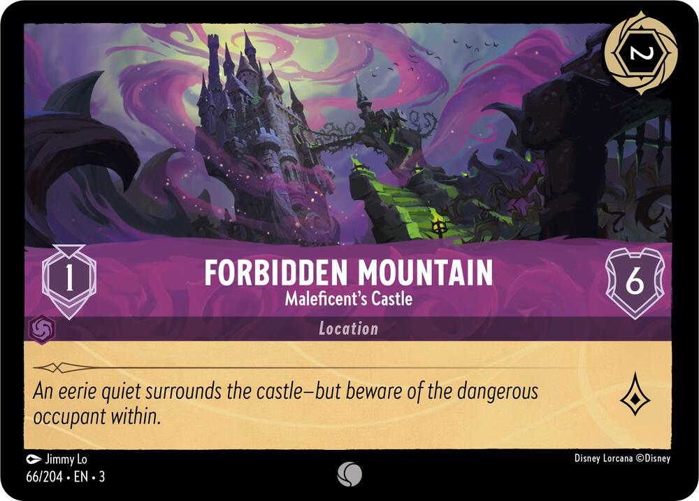 Forbidden Mountain Maleficents Castle 66/204 (Into the Inklands) 