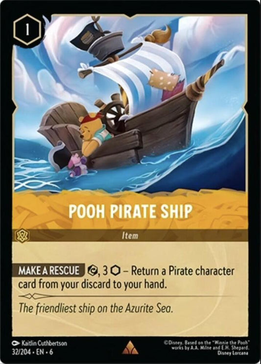 Pooh Pirate Ship 32/204 (Azurite Sea)  - Cold Foil