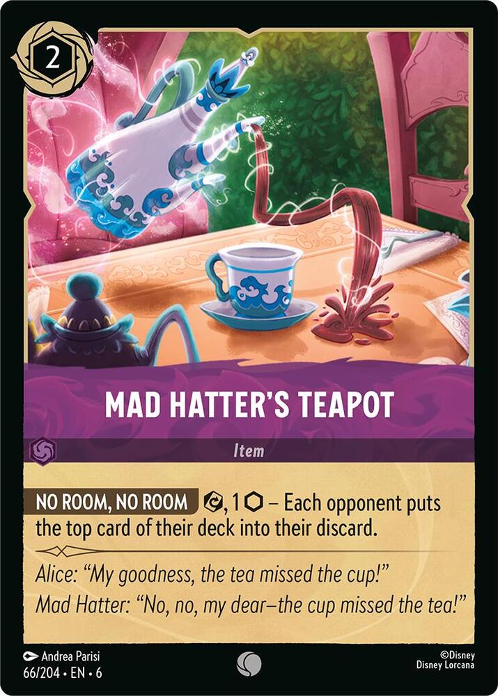 Mad Hatters Teapot 66/204 (Azurite Sea) 