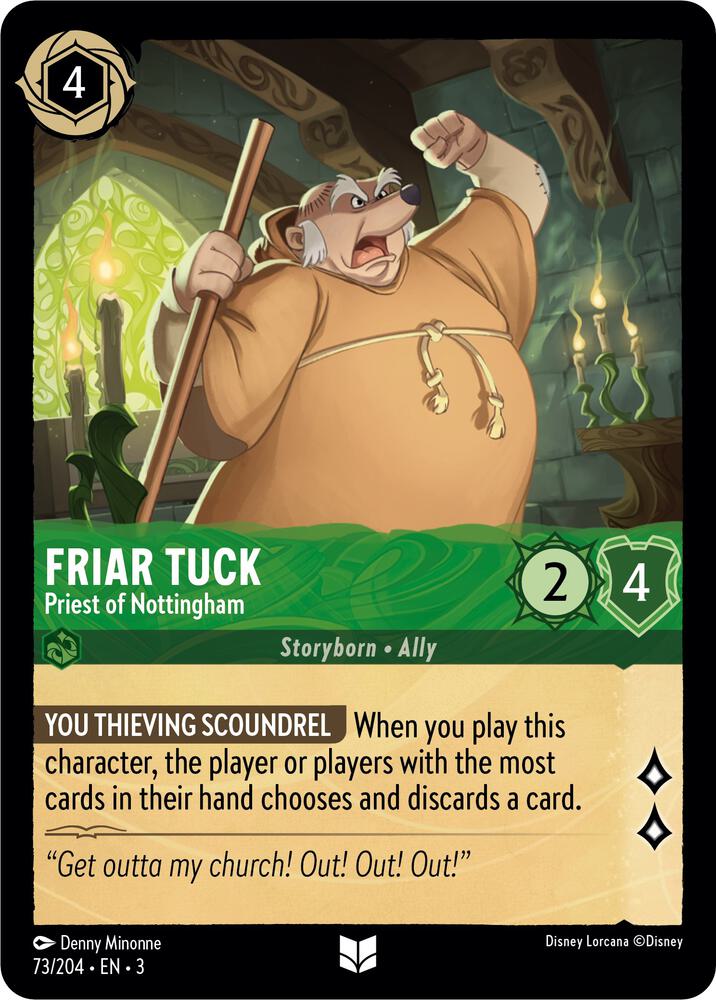 Friar Tuck, Priest of Nottingham 73/204 (Into the Inklands) 