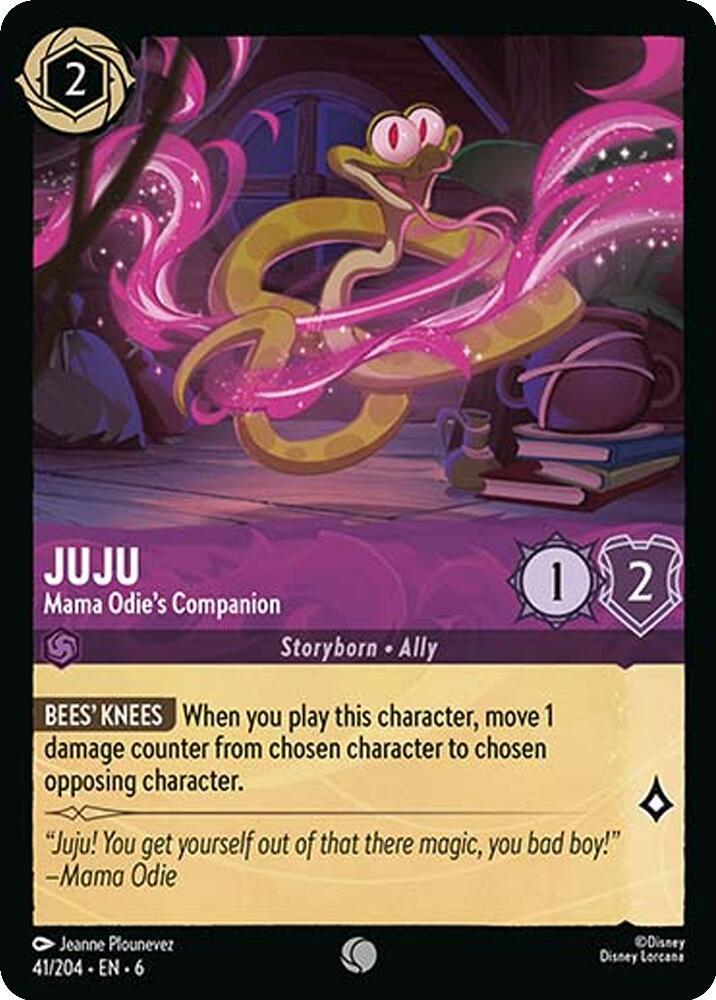 Juju Mama Odies Companion 41/204 (Azurite Sea)  - Cold Foil