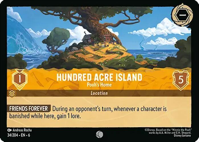 Hundred Acre Island Poohs Home 34/204 (Azurite Sea) 
