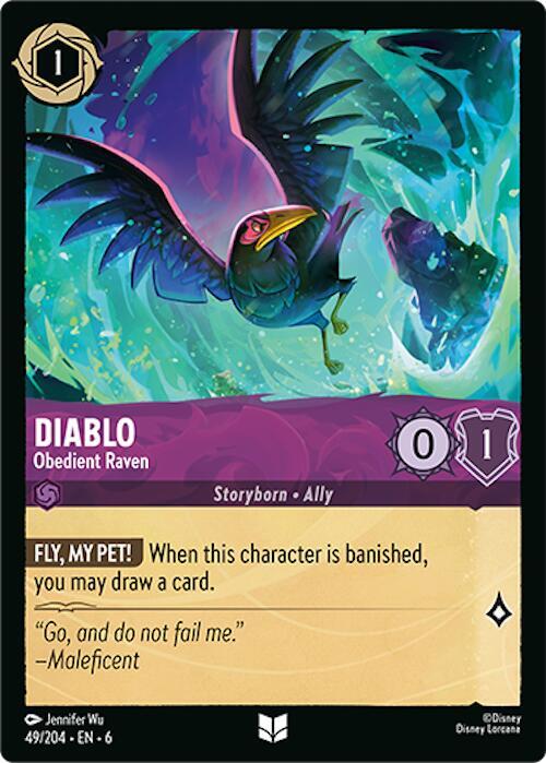 Diablo, Obedient Raven 49/204 (Azurite Sea) 