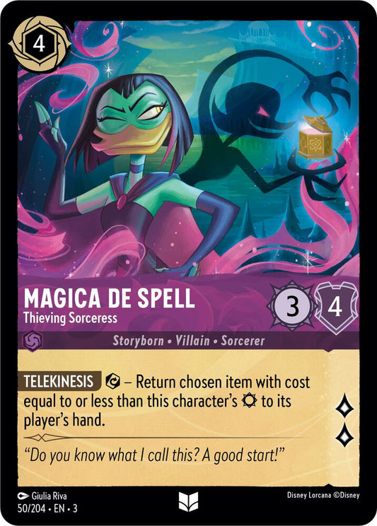 Magica De Spell Thieving Sorceress 50/204 (Into the Inklands)  - Cold Foil