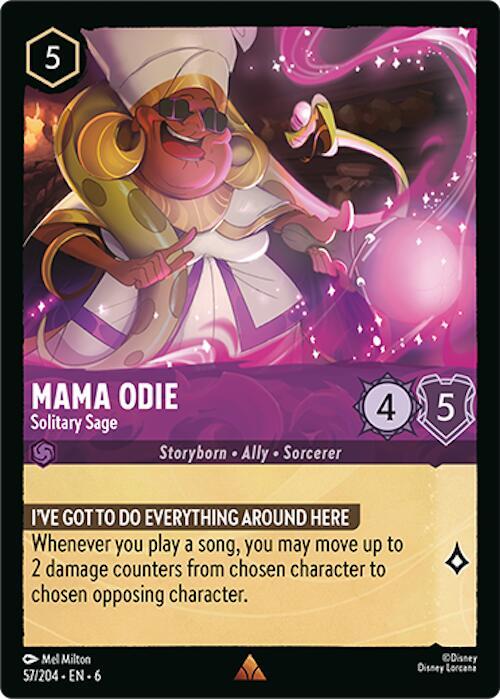 Mama Odie Solitary Sage 57/204 (Azurite Sea) 